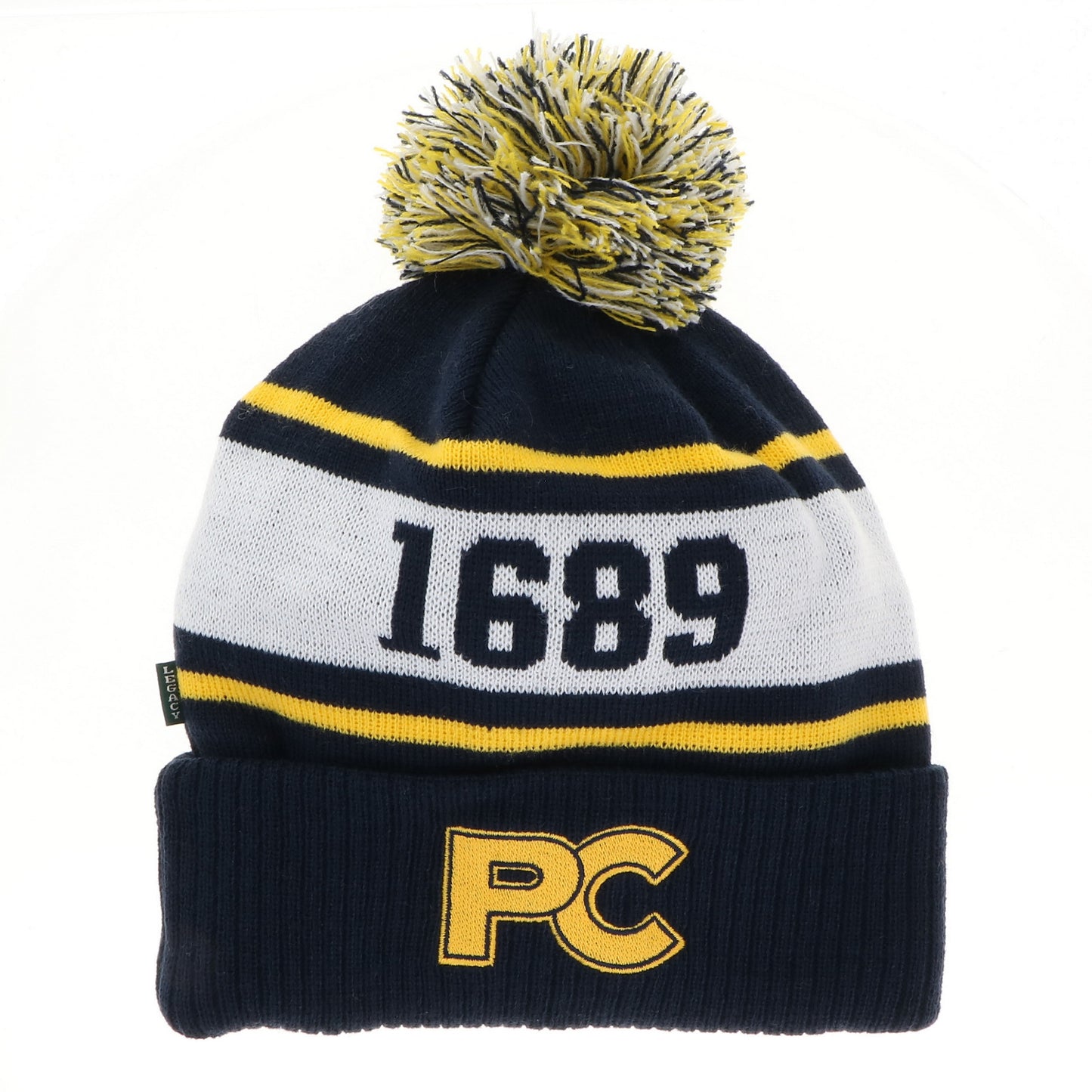 Legacy Youth Old School Ribbed Cuff Beanie with Pom