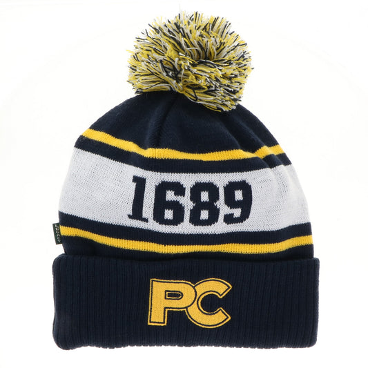 Legacy Youth Old School Ribbed Cuff Beanie with Pom