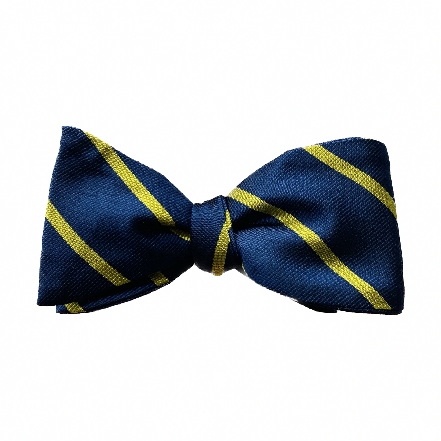 Bow Tie Blue and Gold Stripe