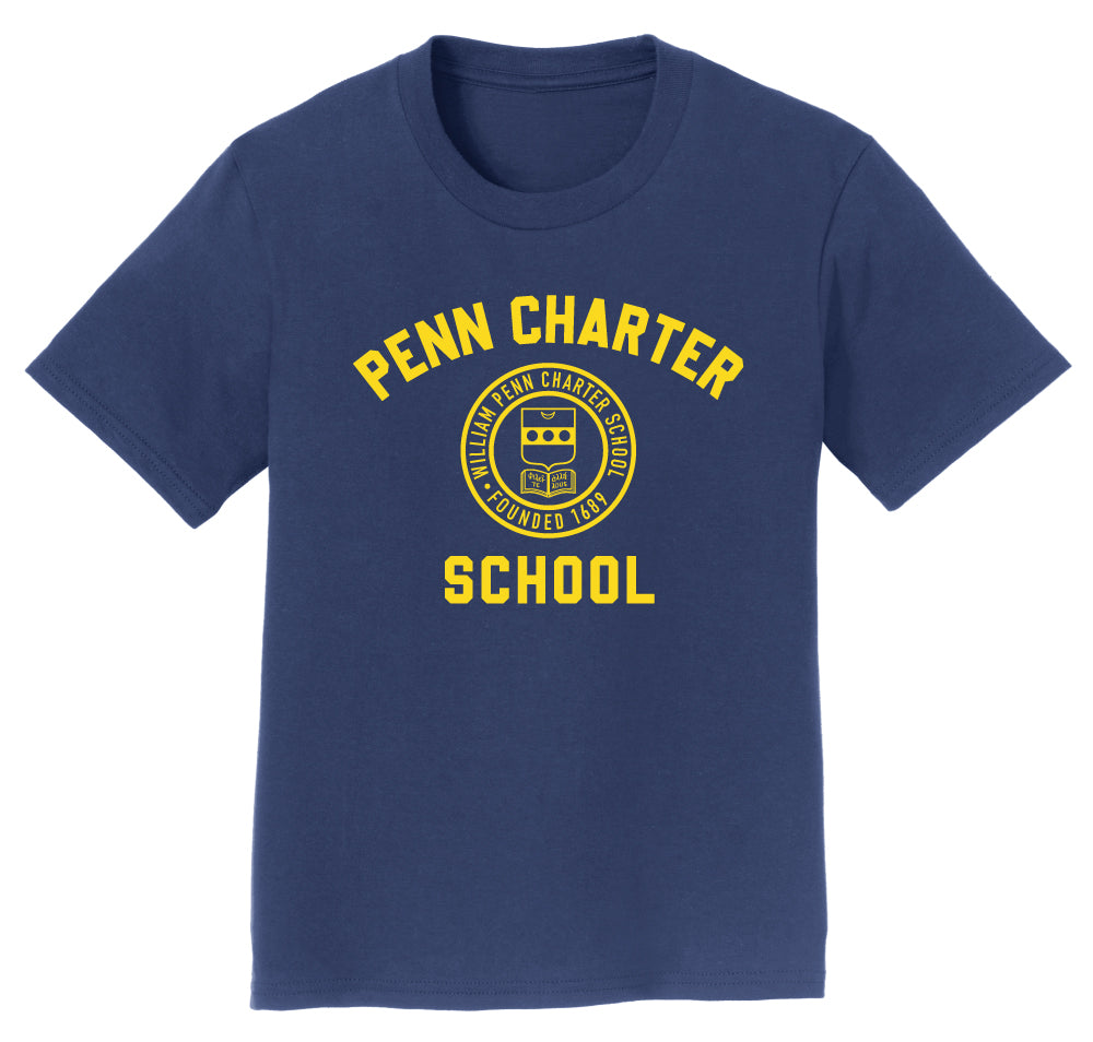 ESS Youth Circle Seal Logo Cotton T-Shirt