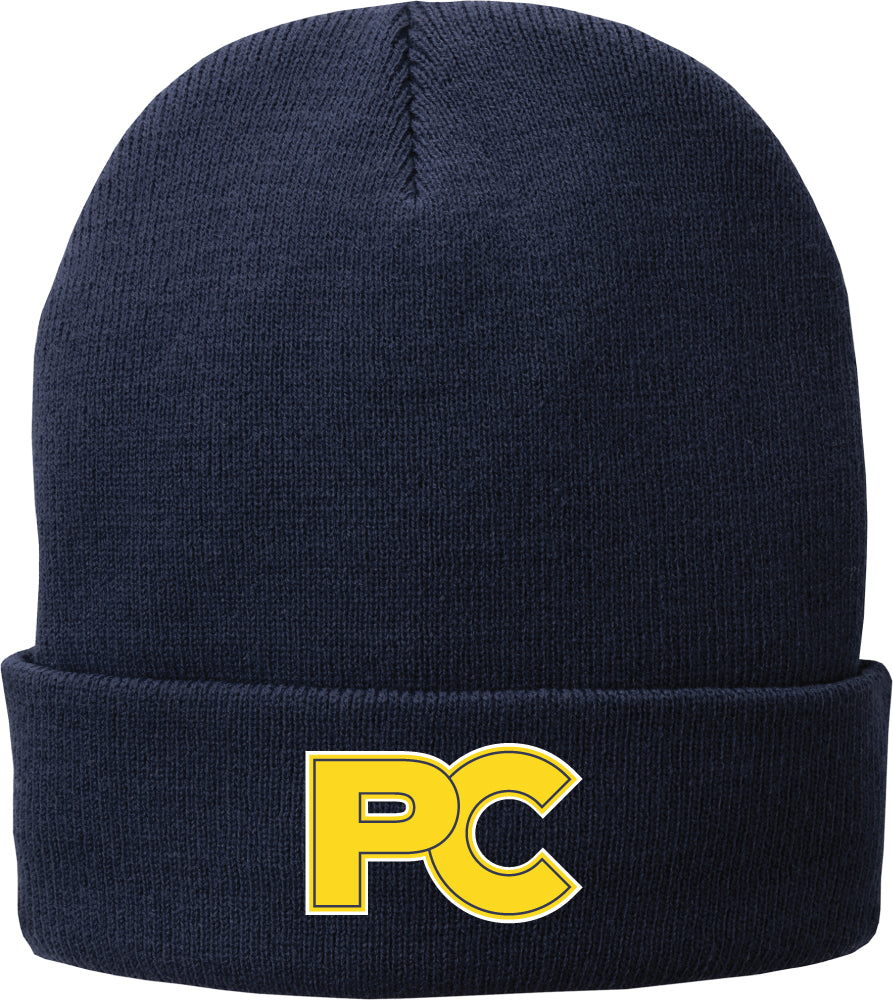 ES Sports Port Company Fleece Lined Knit Cap (Navy)