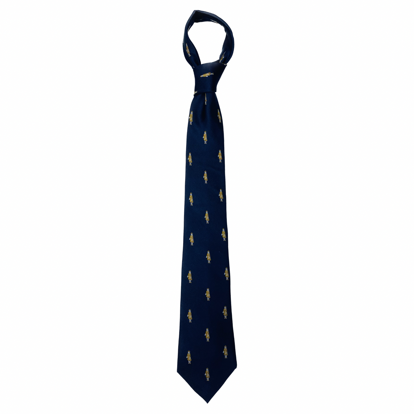 Tie w/ William Penn Embroidered Blue