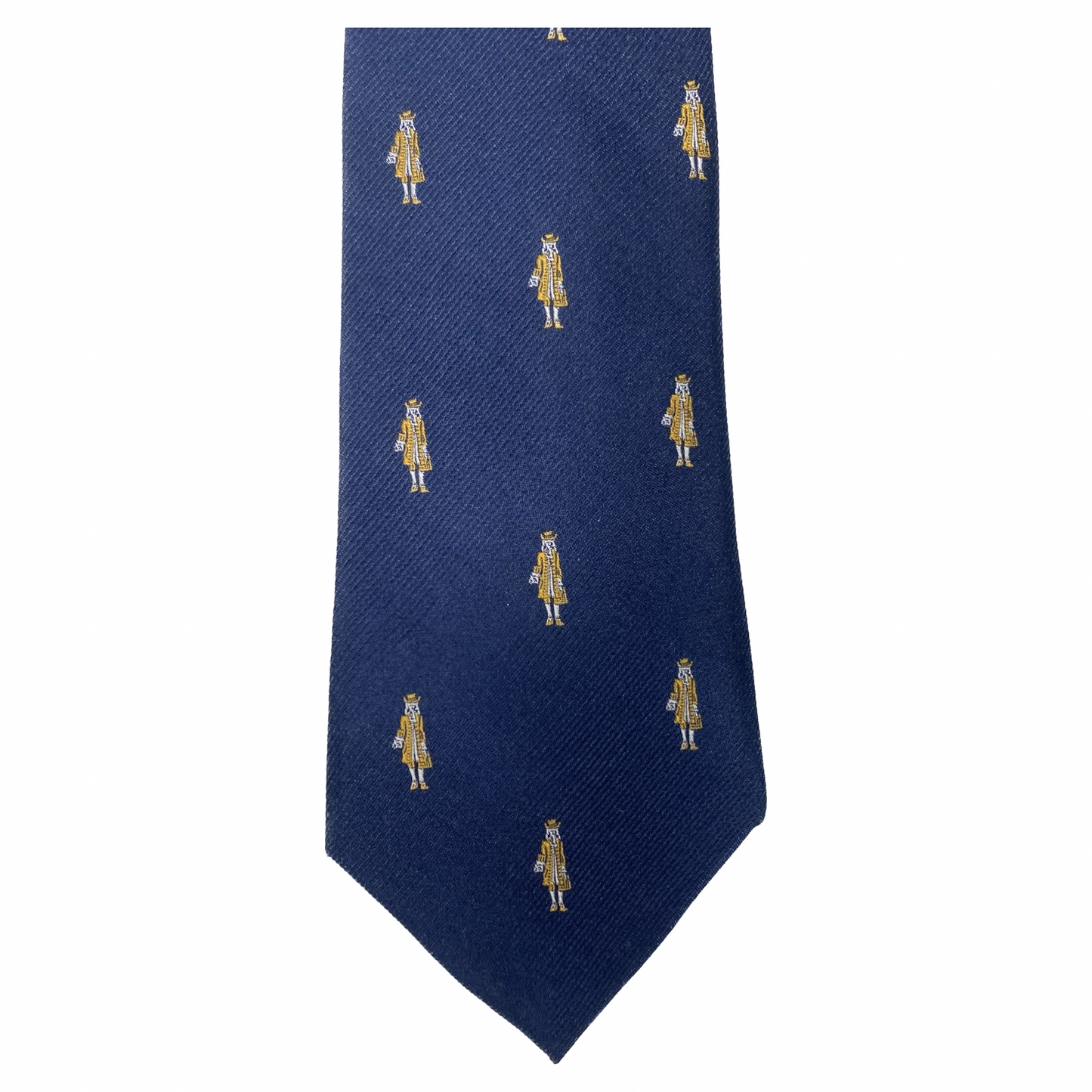 Tie w/ William Penn Embroidered Blue