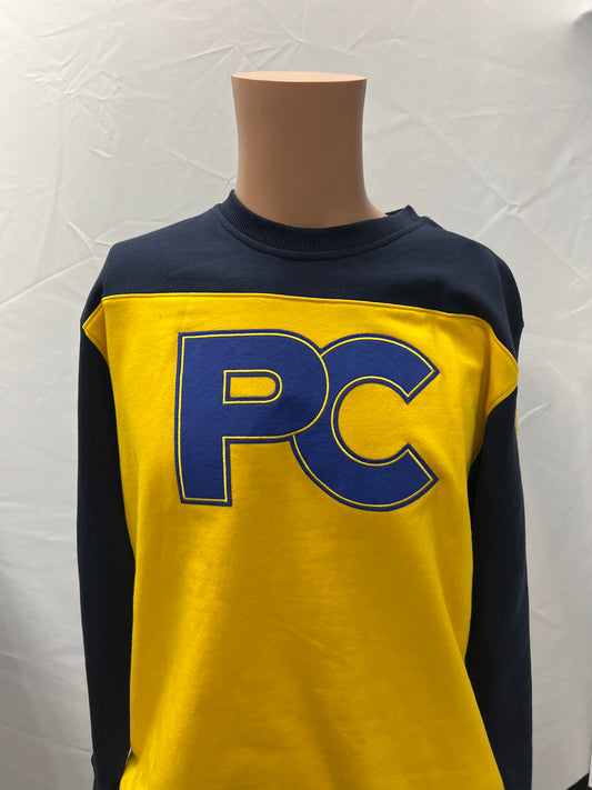 Champion Super Fan Yoke Crewneck Sweatshirt