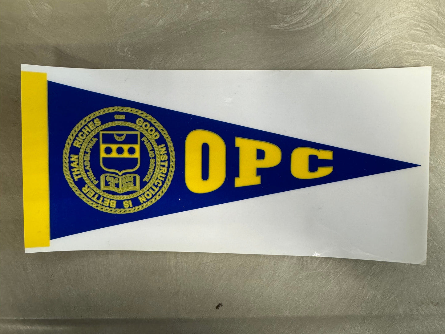Window Decal, OPC