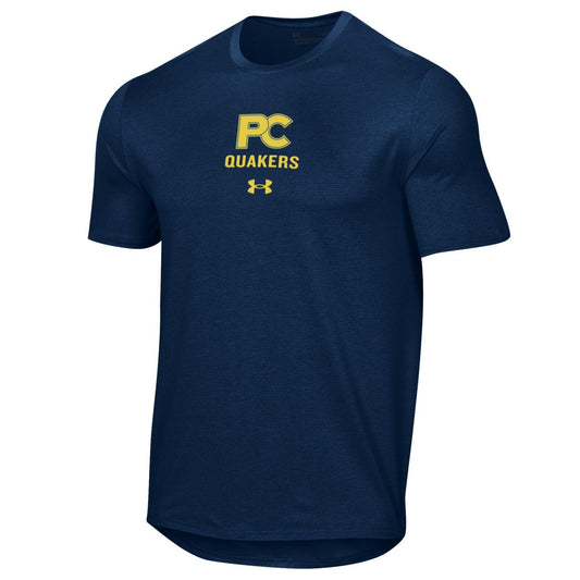 Under Armour Short Sleeve Vent Tech T-Shirt with PC/Quakers