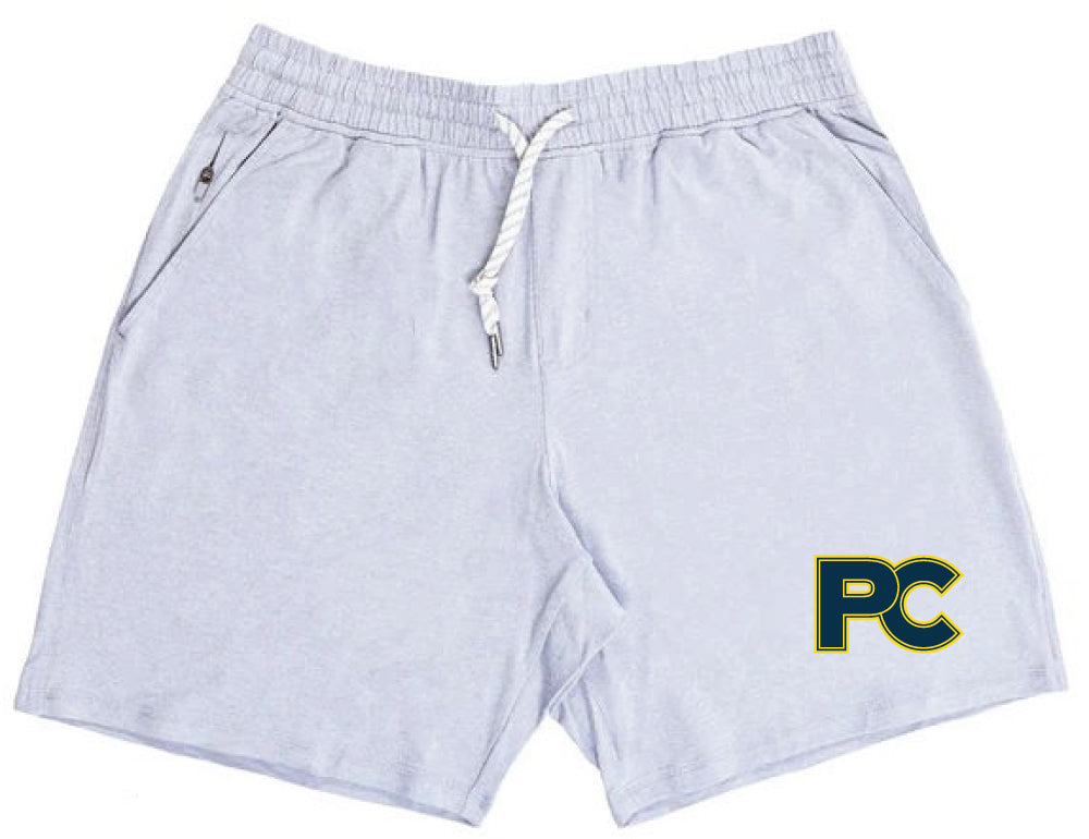 ES Sports Mens Jersey Short (Heather Light Grey)