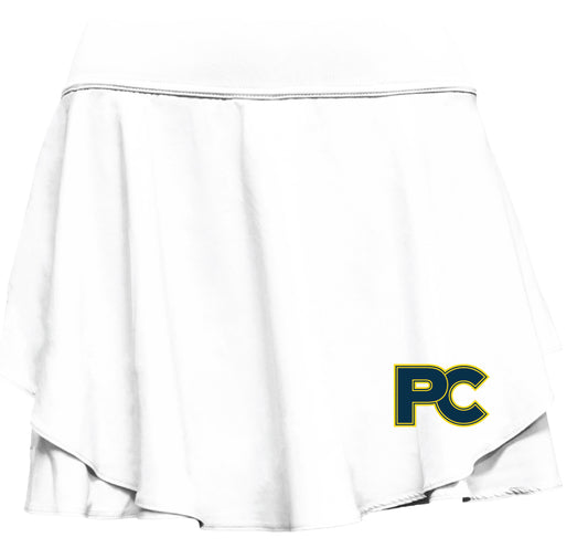 ES Sports White Ladies Tennis Skort