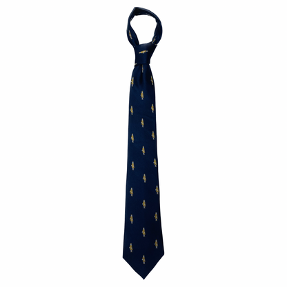 Tie w/ William Penn Embroidered Blue