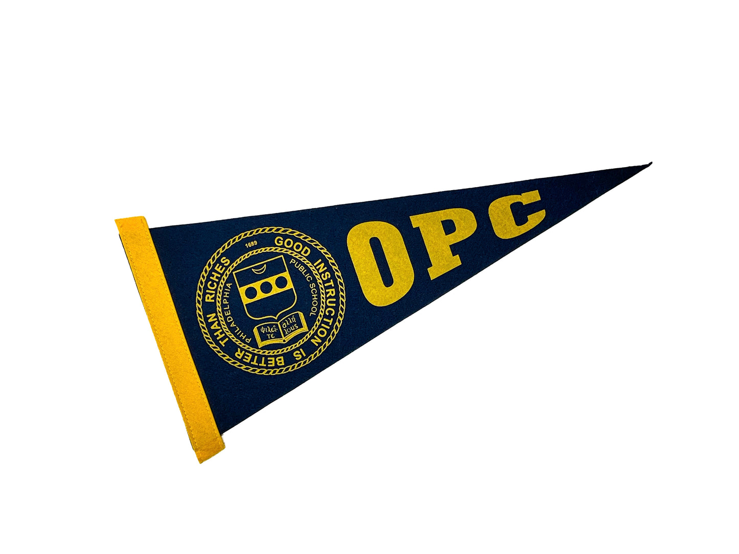 Penn Charter School Seal OPC Pennant