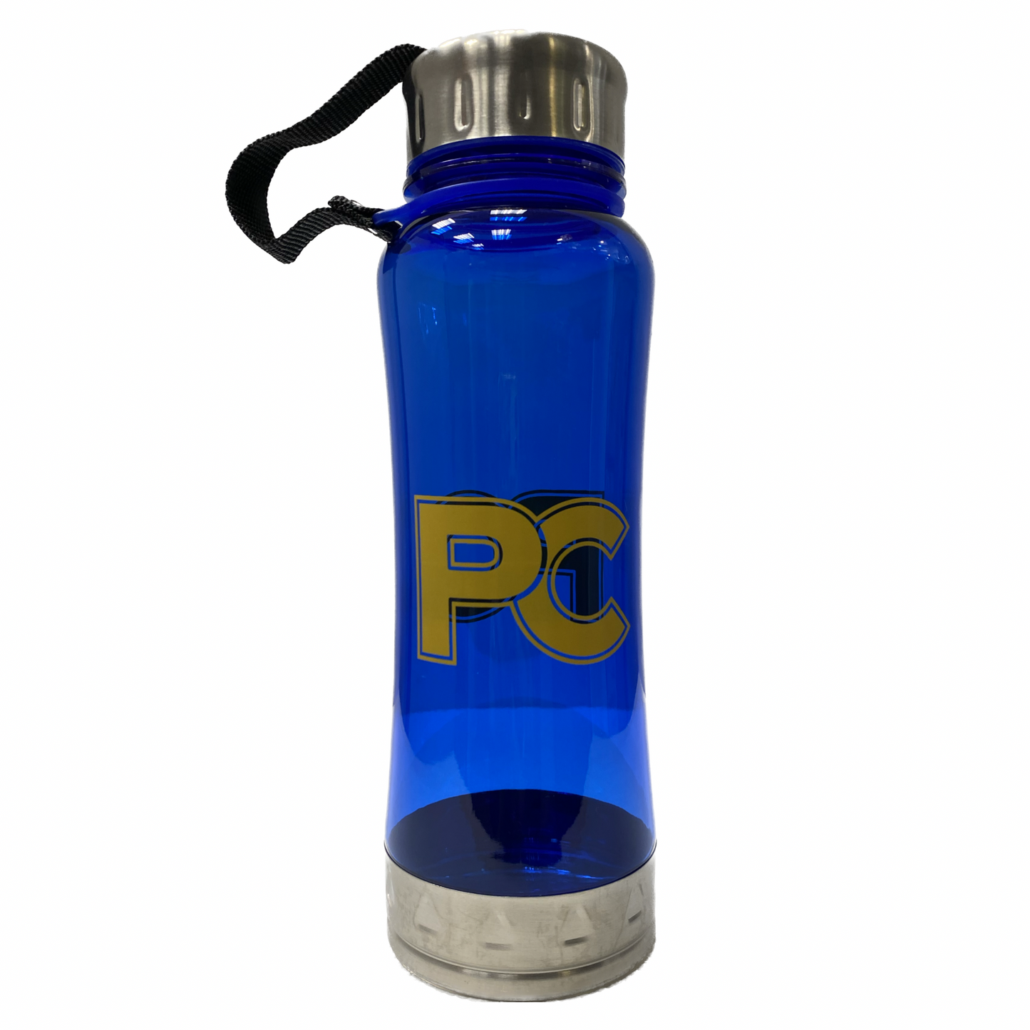 PC Blue Bottle Stainless Lid